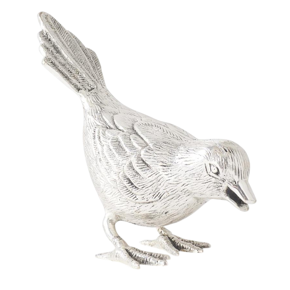 Antiqued Silver Song Bird - 2 Styles — alternate view 3