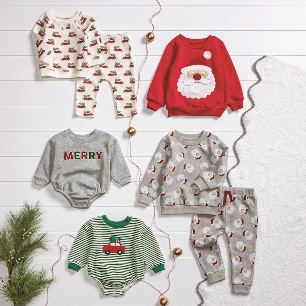 Applique Santa Toddler Sweatshirt — alternate view 3