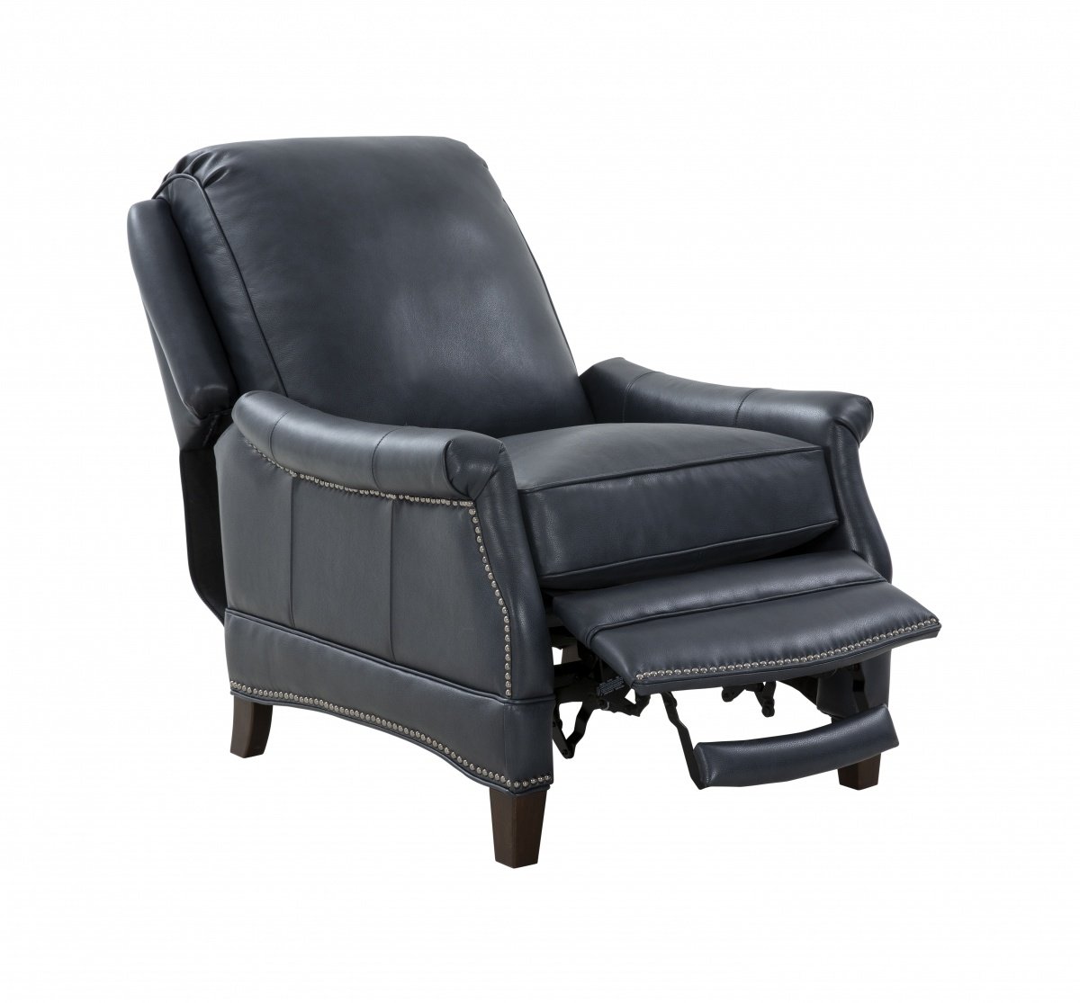 Ashebrooke Recliner: Barone Navy Blue — alternate view 5