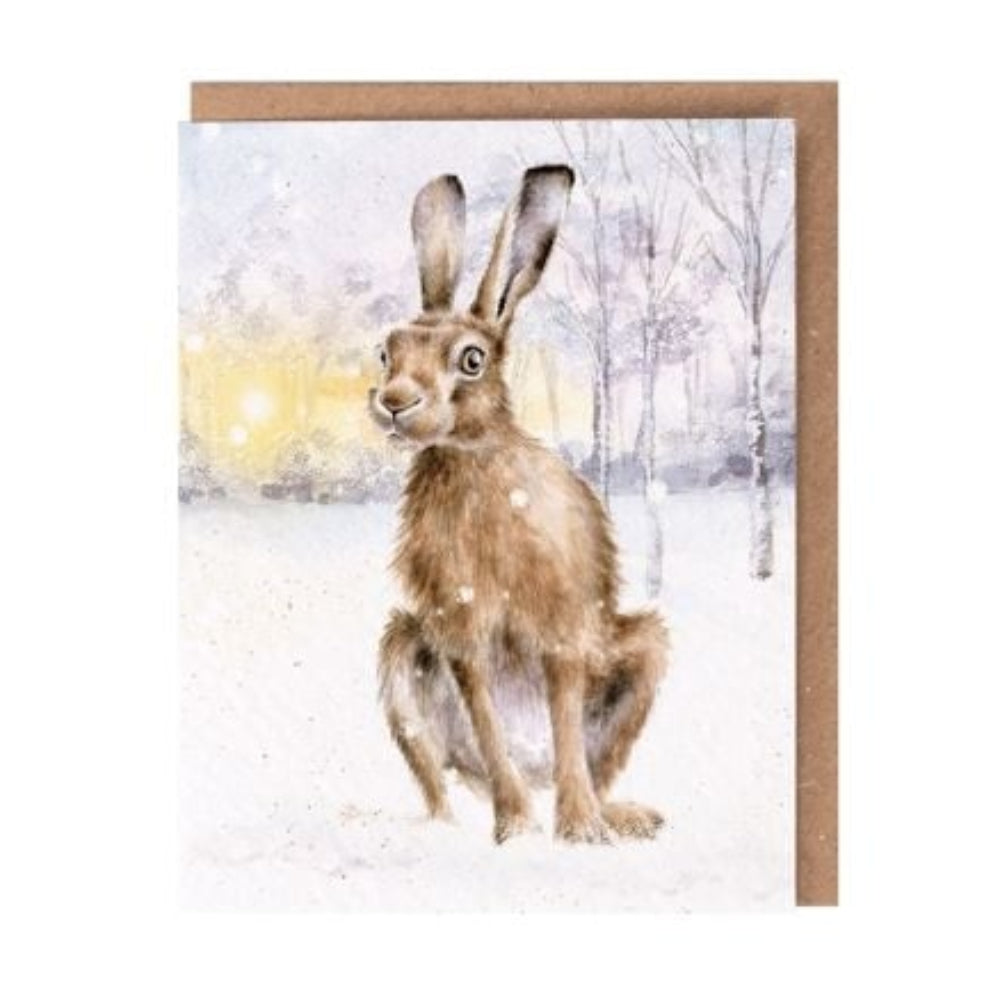 Golden Hour Hare enclosure card
