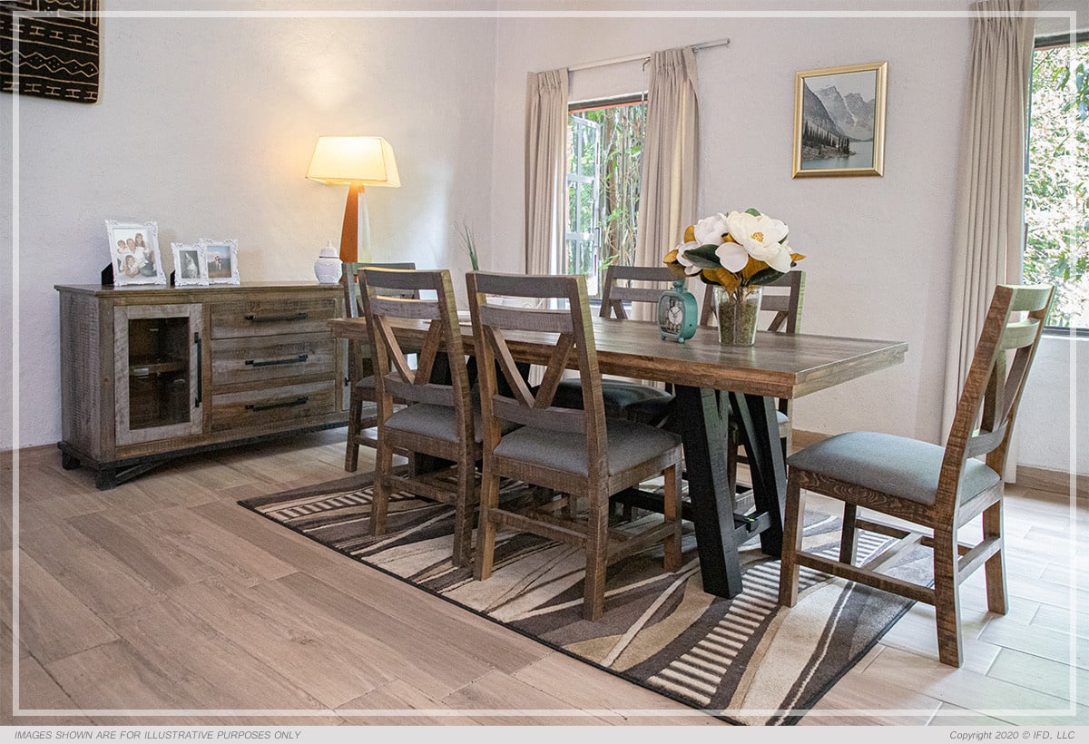 Loft Brown Dining Table — alternate view 3