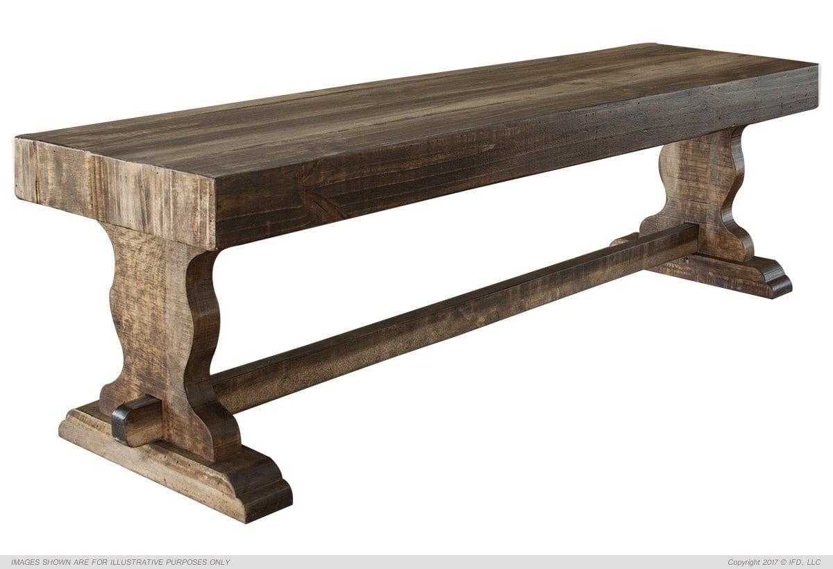 Solid Wood Bench Marquez — alternate view 2