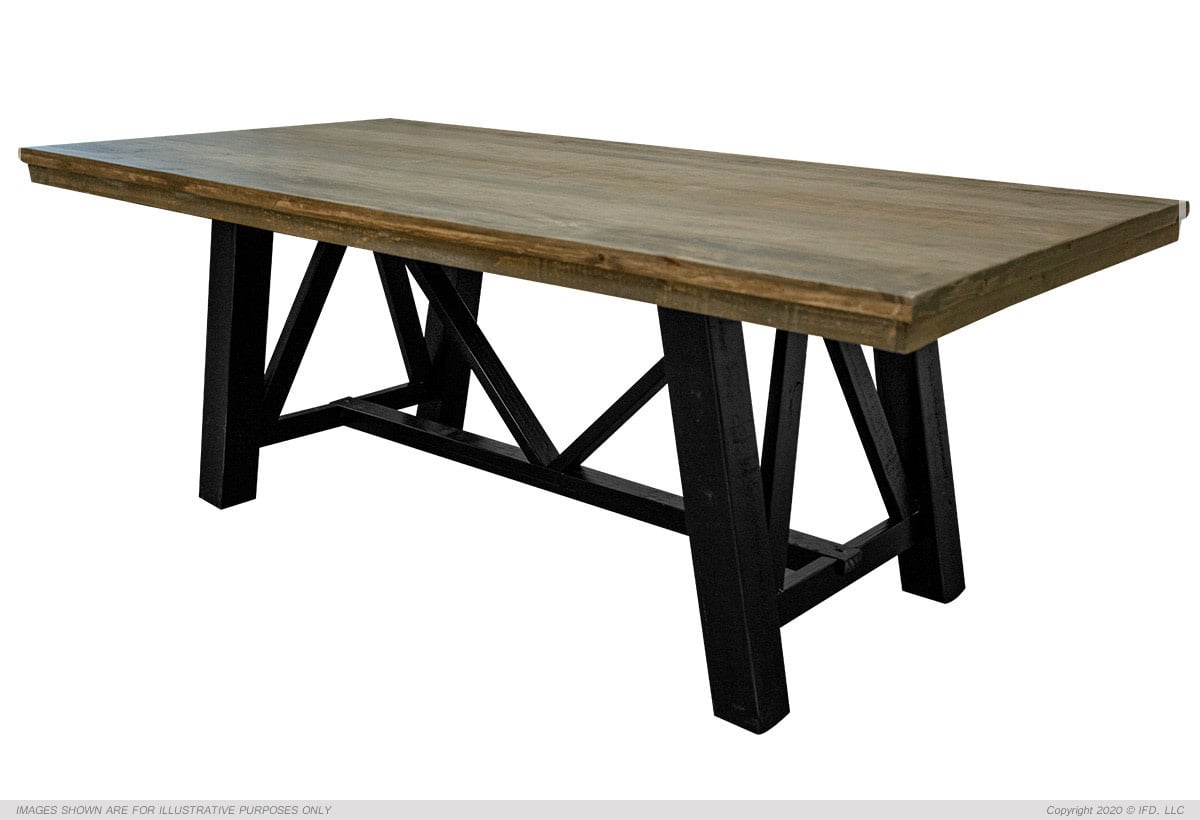 Loft Brown Dining Table — alternate view 2