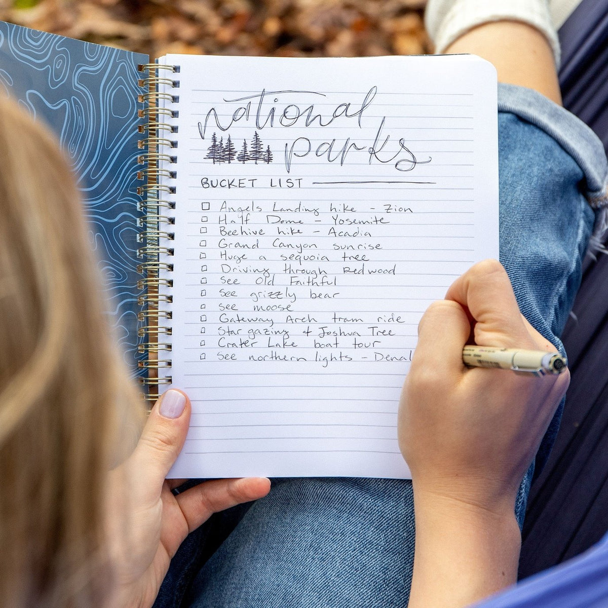 Cottage Floral Spiral Notebook — alternate view 2