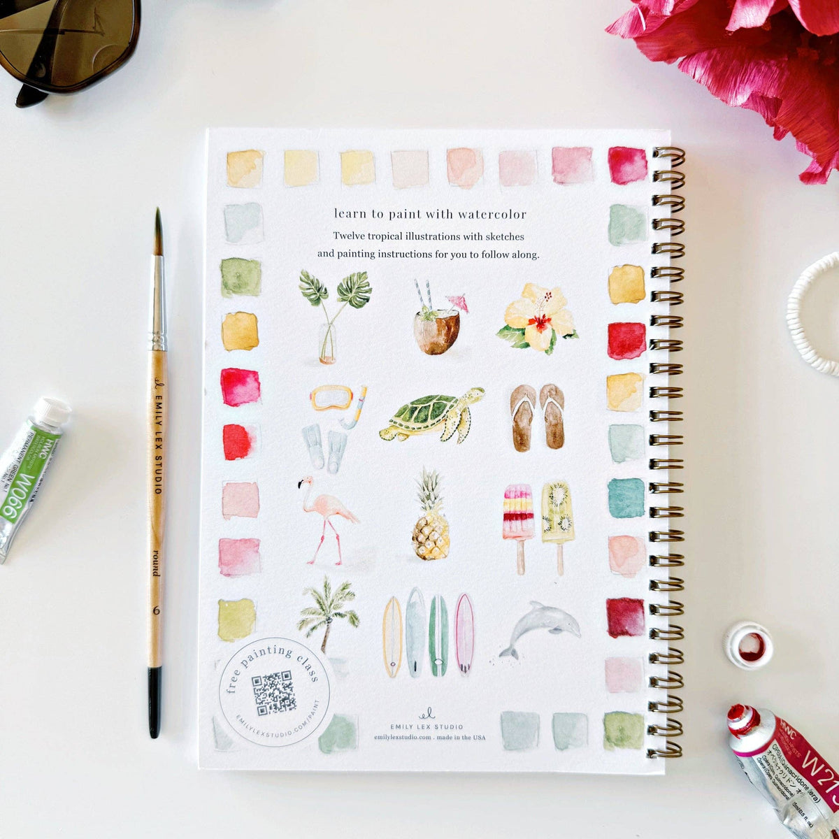 Tropical Watercolor Workbook — alternate view 2