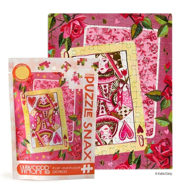 Queen of Hearts 100 Piece Puzzle Snax