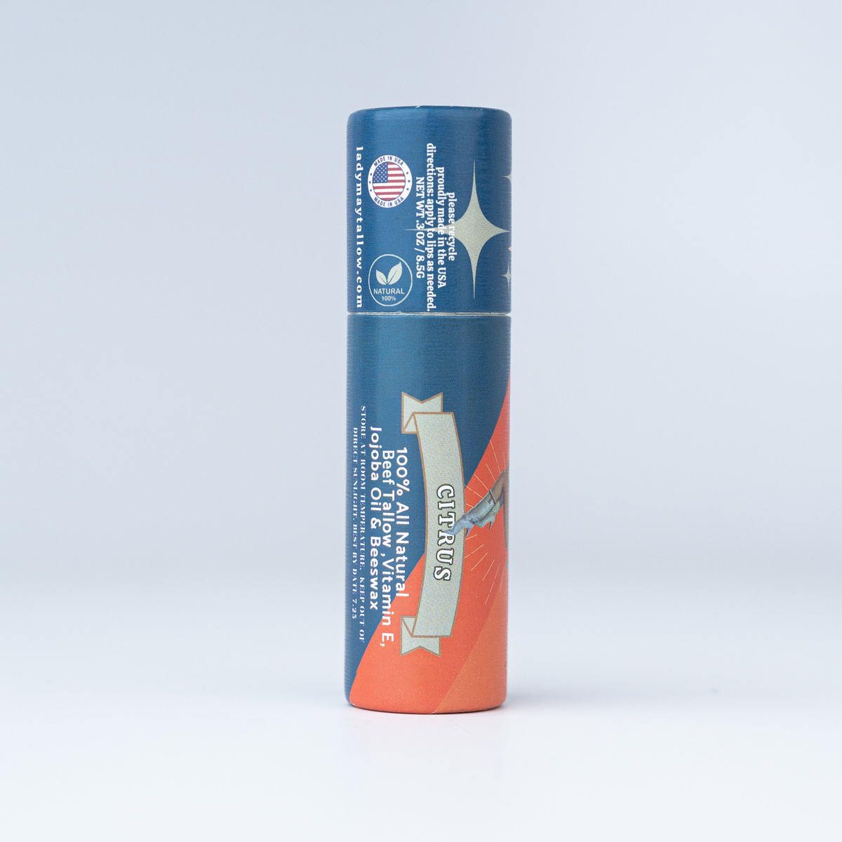Lady May Tallow Lip Balm - Multiple Flavors — alternate view 2