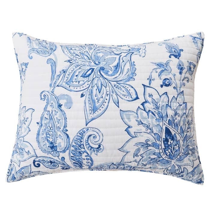 Bennett Blue  Quilt Set Full/Queen — alternate view 3