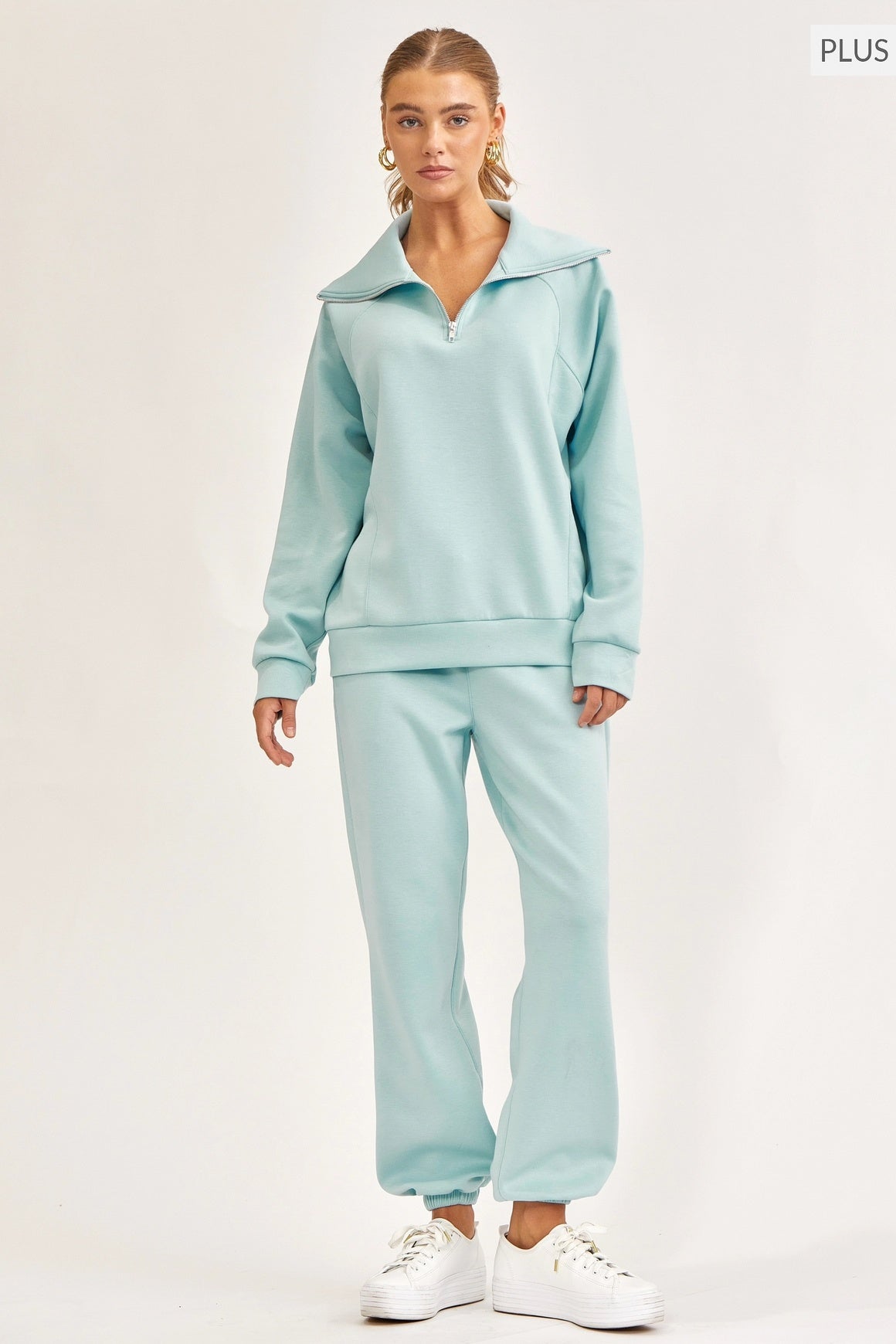 Quarter Zip Pullover + Jogger Modal Travel Set — alternate view 3