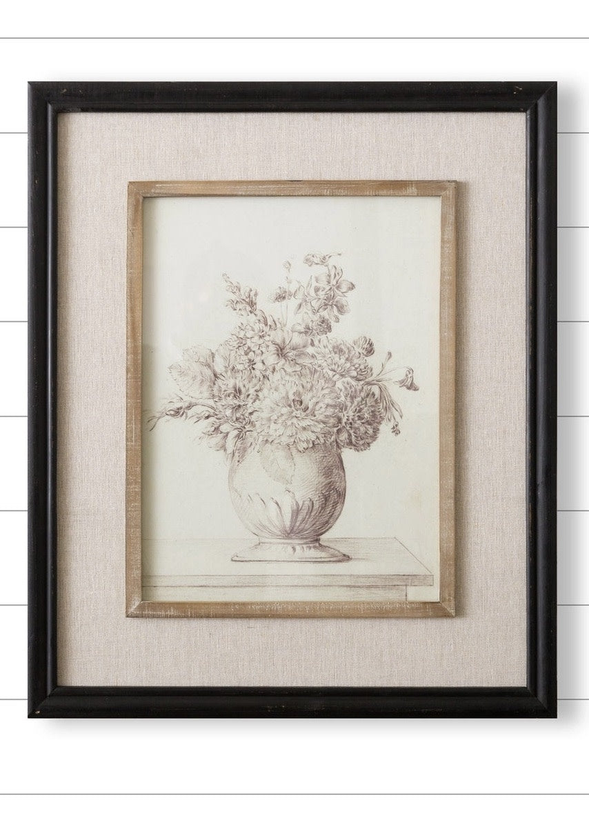 Flower Vase Framed Print