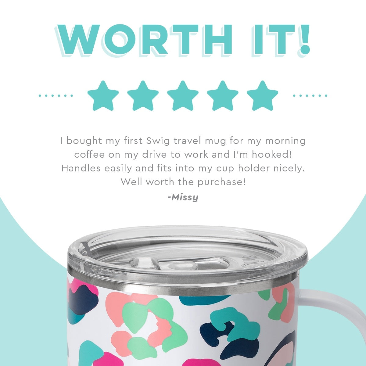 Party Animal Travel Mug (18oz) — alternate view 2