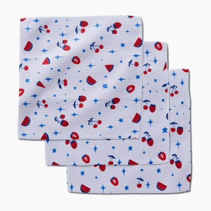 Fruit Sparkle Toss Dishcloth Set — alternate view 2