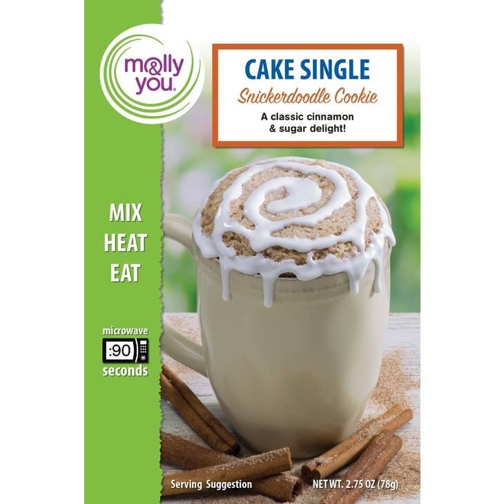 Snickerdoodle Cookie Cake Microwave Single — alternate view 2