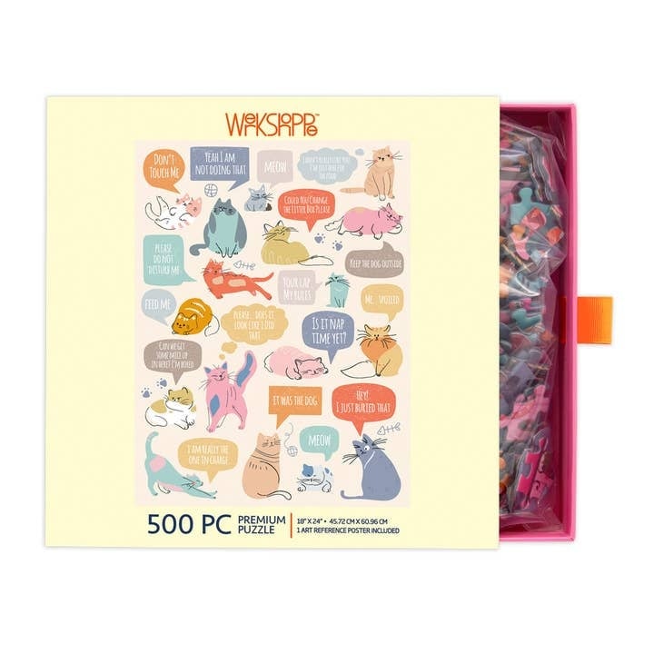 If Cats Could Talk 500 Piece Puzzle — alternate view 3