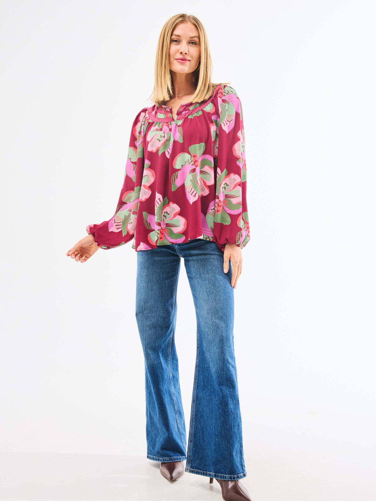 Janelle Top | Center Stage Plum — alternate view 5