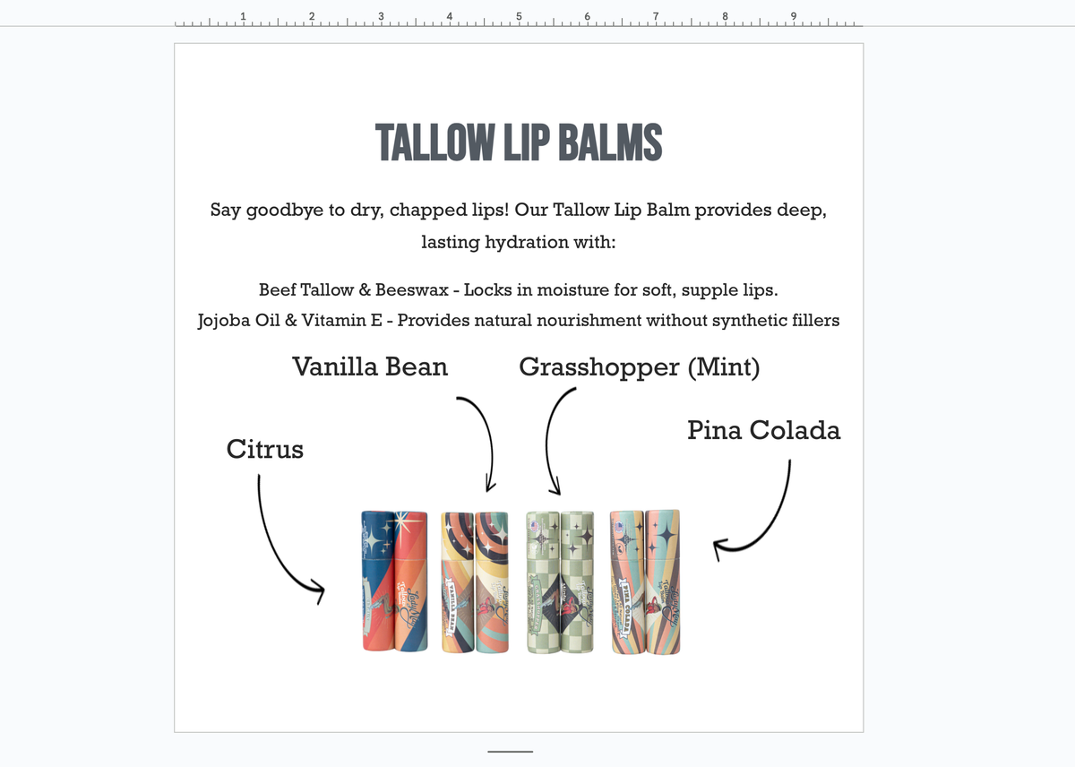 Lady May Tallow Lip Balm - Multiple Flavors — alternate view 7