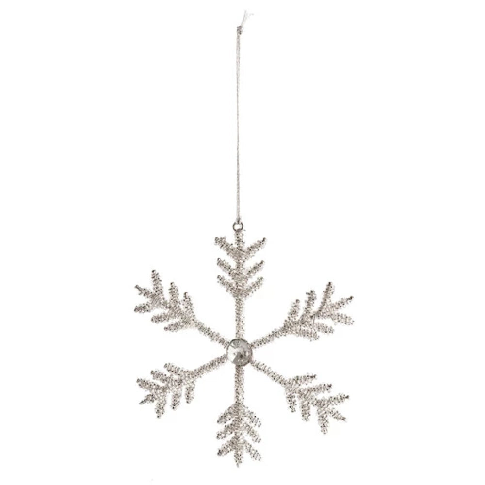 Bead Snowflake Ornaments — alternate view 3