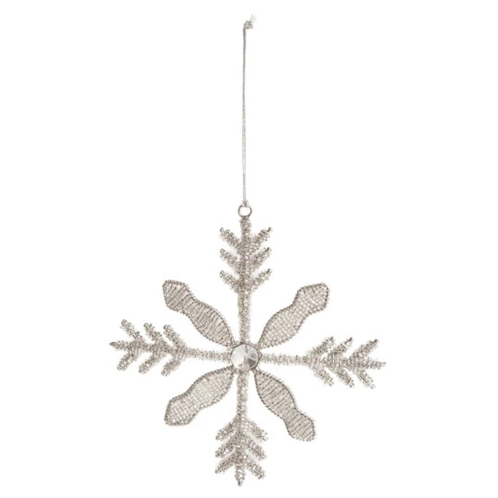 Bead Snowflake Ornaments — alternate view 5
