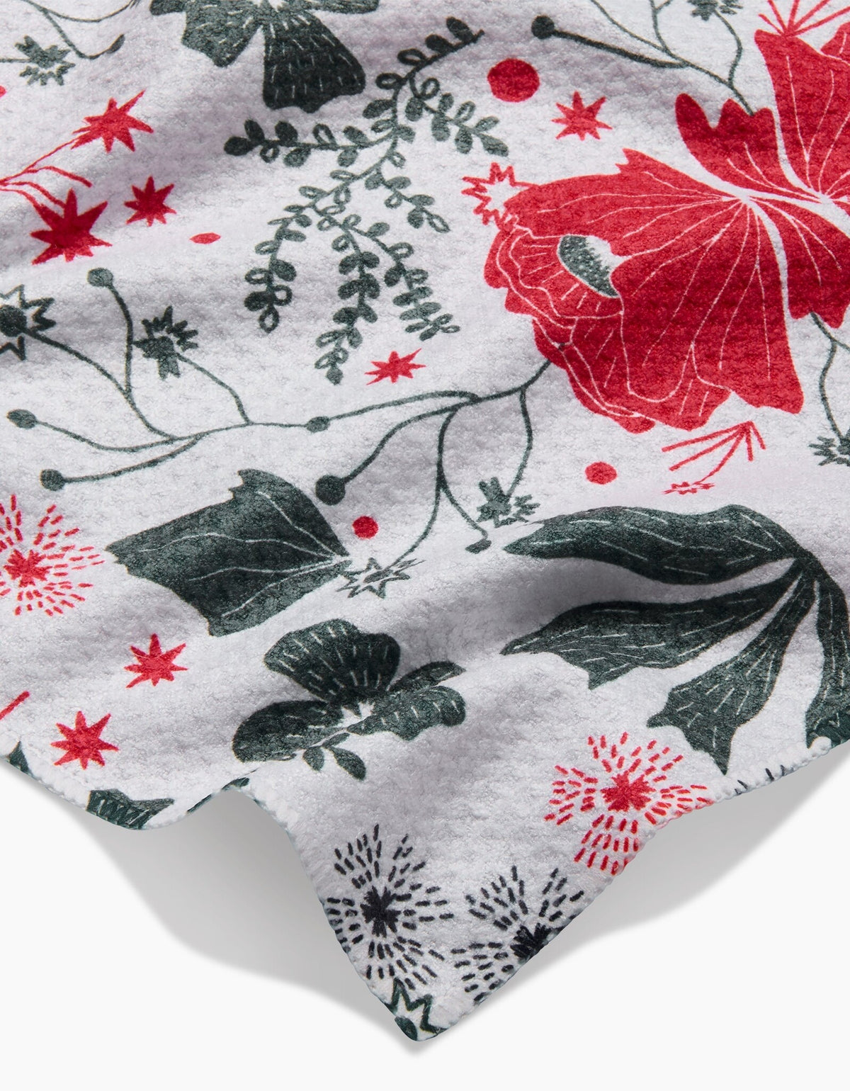 Poinsettia Bramble Bar Towel — alternate view 4