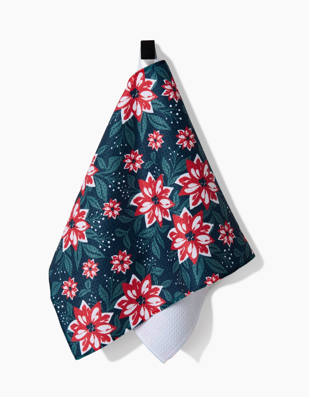 Poinsettia Garden Bar Towel