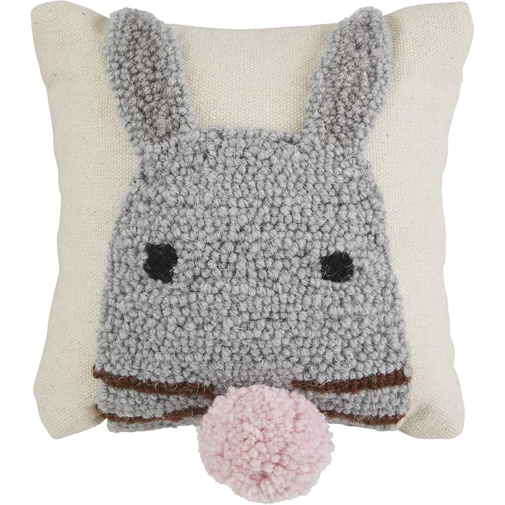 Bunny Face Mini Hook Pillow