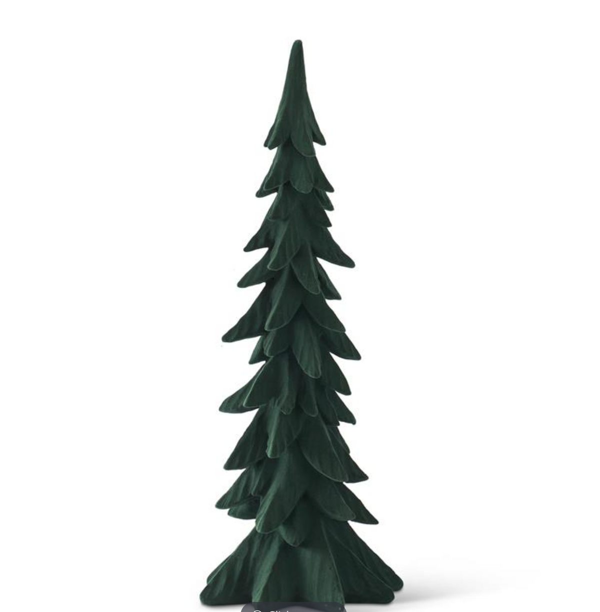 Dark Green Velvet Christmas Tree- Large