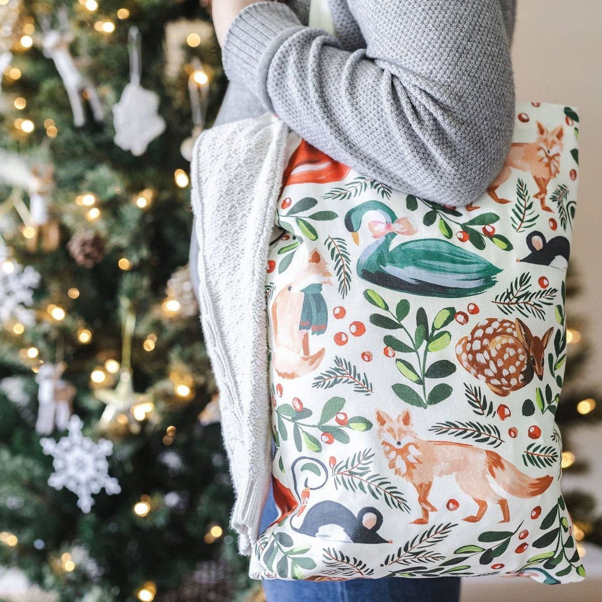 Woodland Animals Tote — alternate view 2