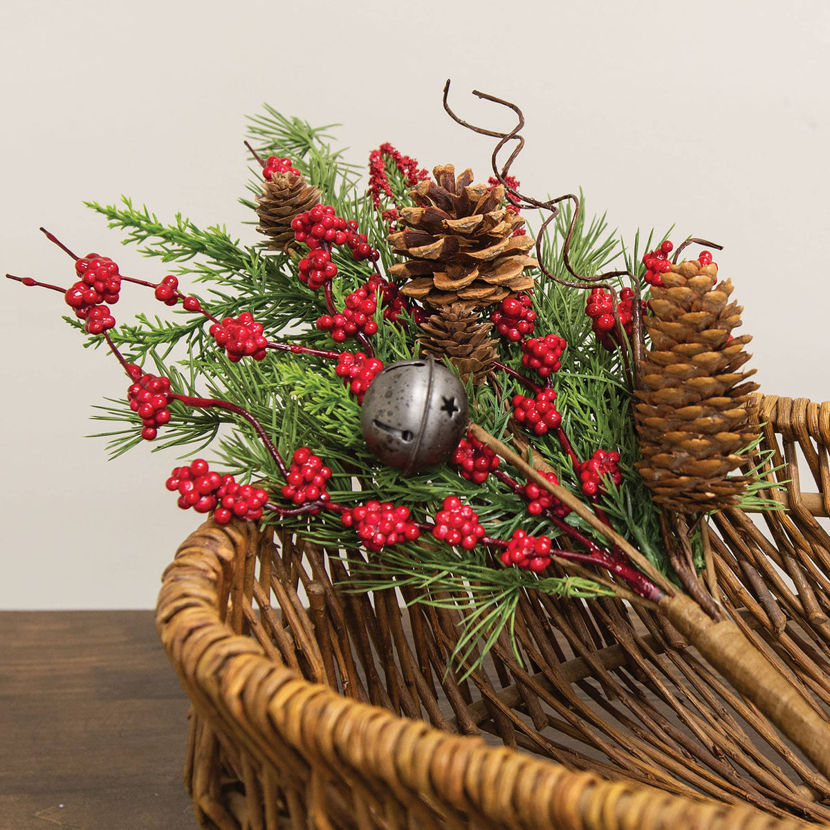 Joyful Mixed Pine & Pepperberry Spray — alternate view 2