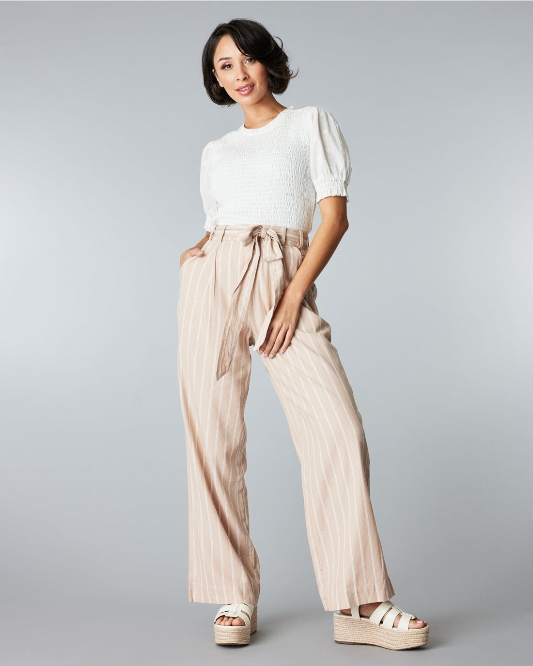 Skylar Trouser Warm Taupe
