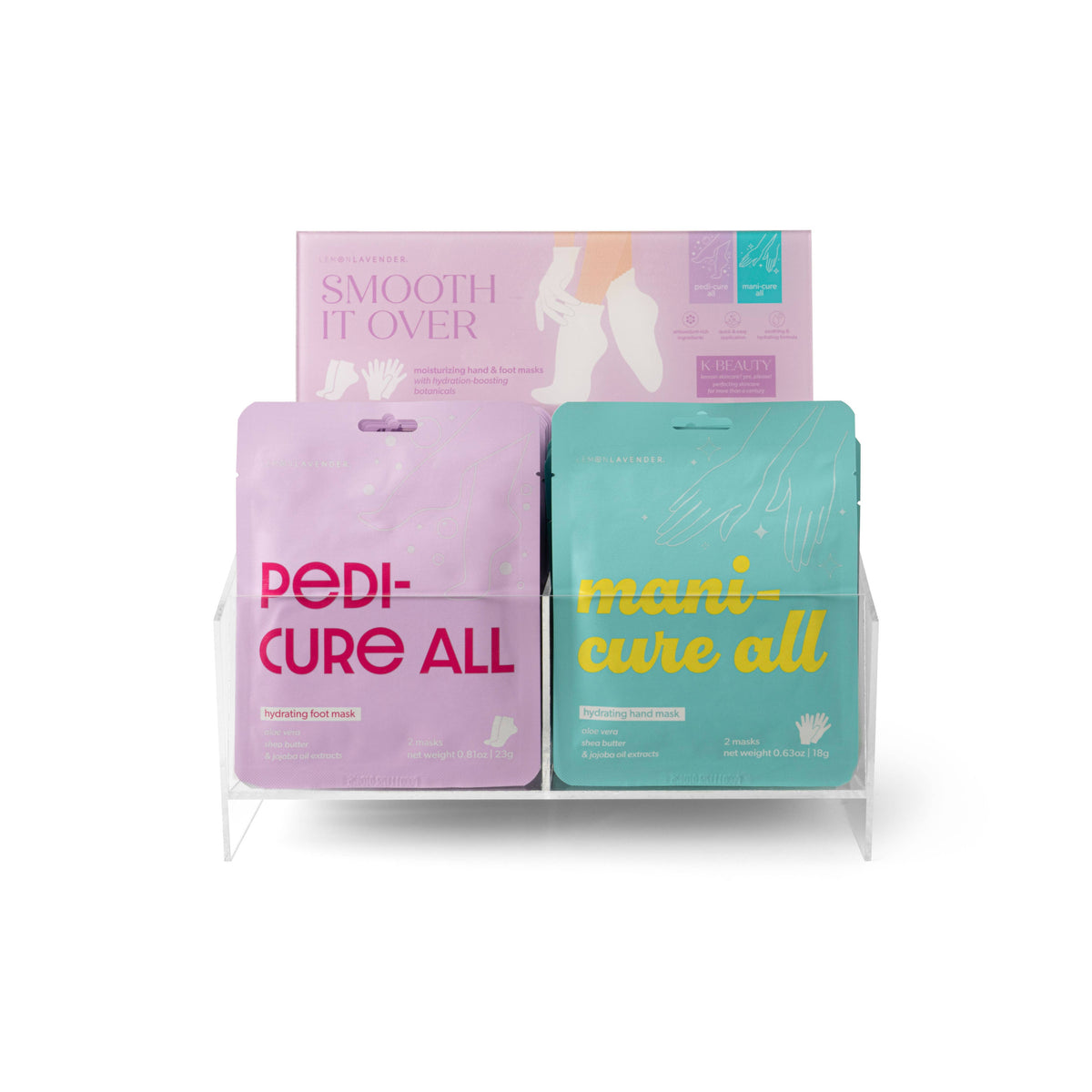 Lemon Lavender Smooth It Over Hydrating Hand & Foot Masks As — alternate view 2