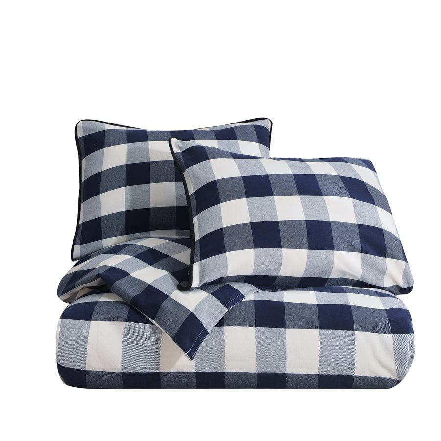 Camille Comforter Set- Navy Superking — alternate view 2