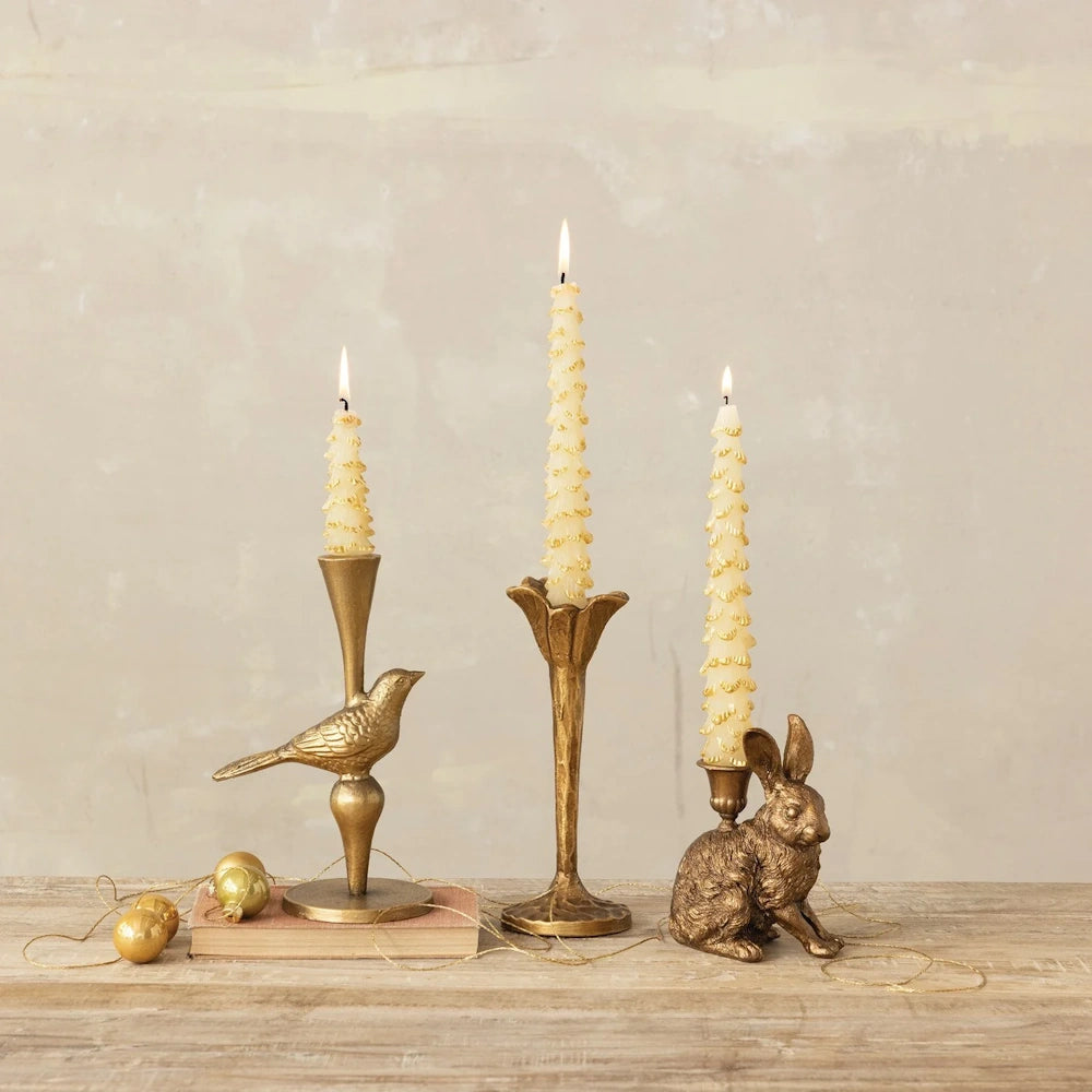 Cast Iron Bird Taper Holder — alternate view 3