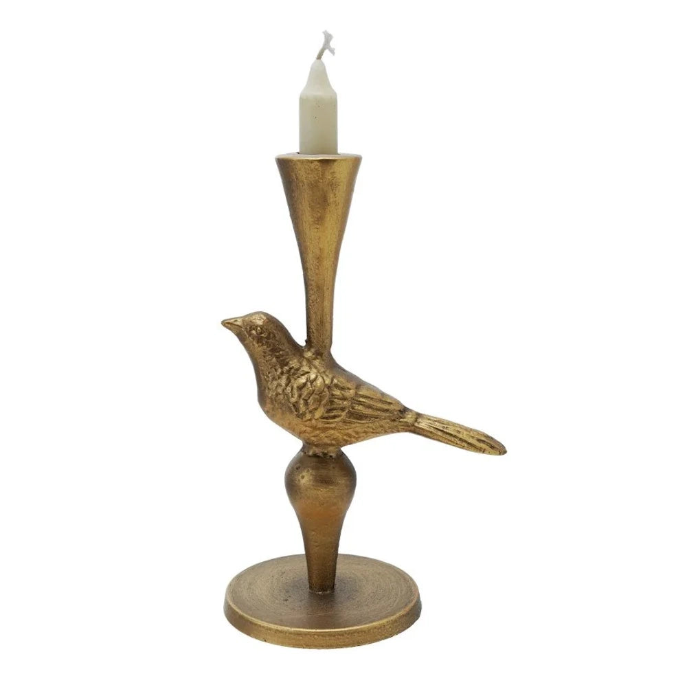 Cast Iron Bird Taper Holder — alternate view 2
