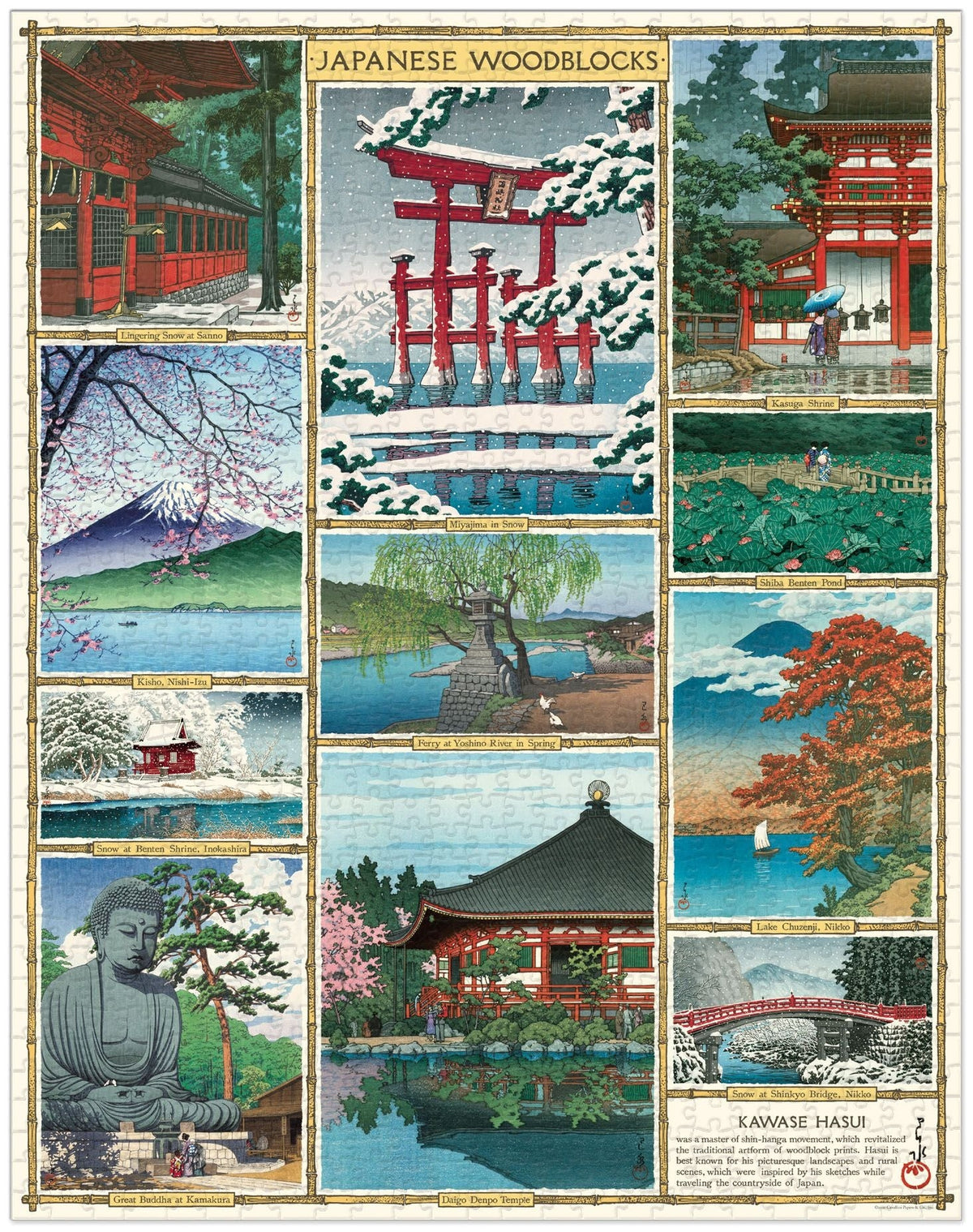 Japanese Woodblock 1,000 Piece Puzzle — alternate view 3