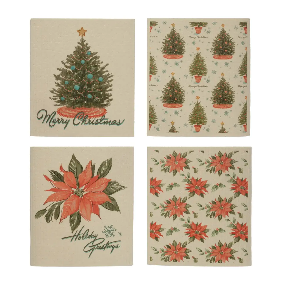 Reusable Cellulose Sponge Cloth- 4 Styles