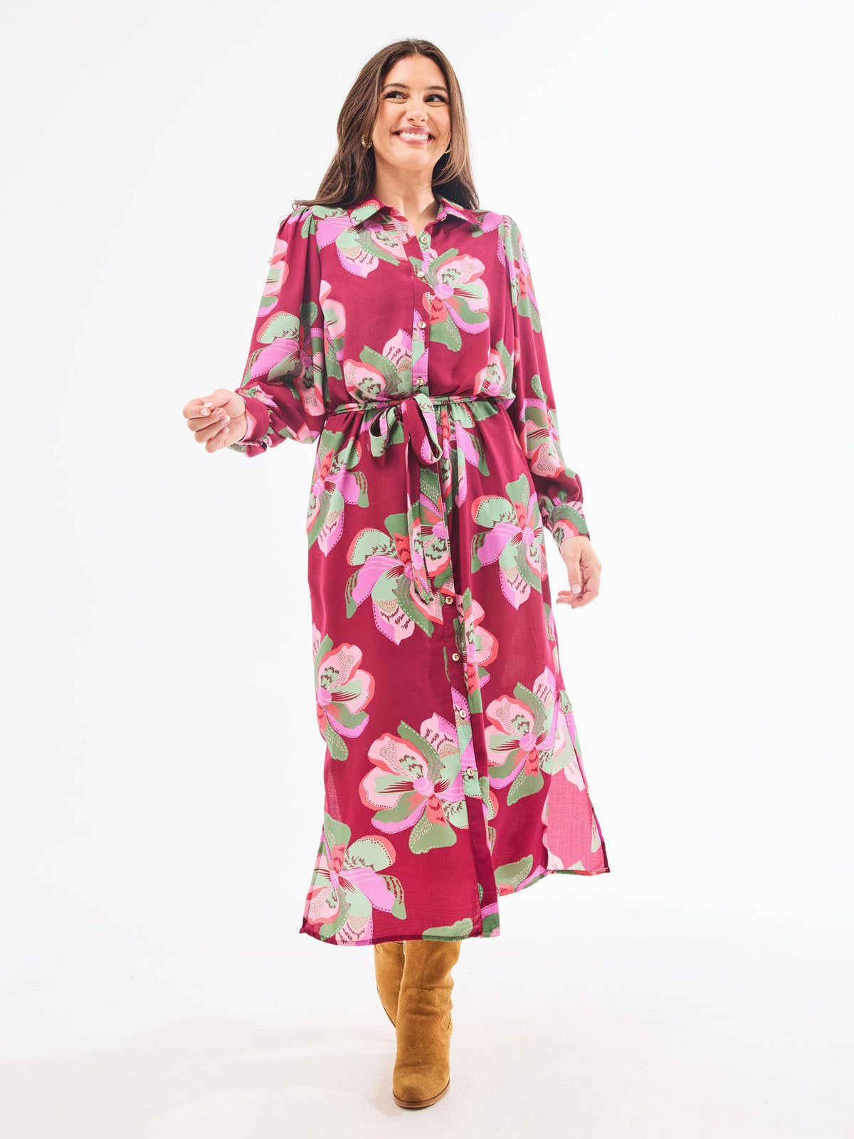 Ava Dress | Center Stage Plum — alternate view 7