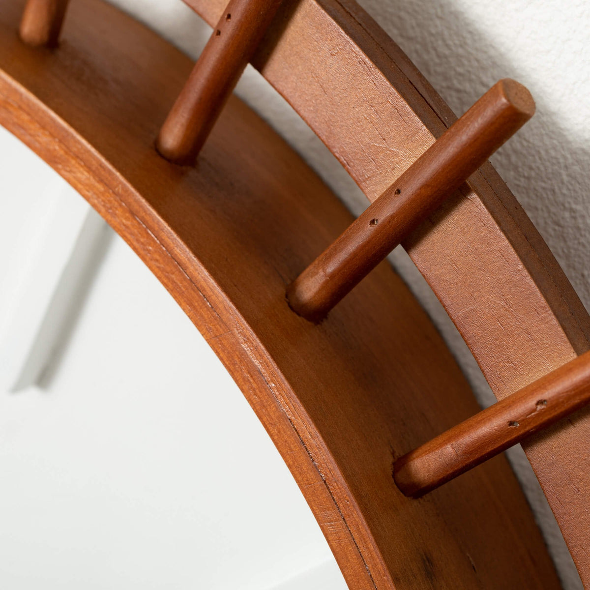 Modern Wooden Wall Clock — alternate view 3
