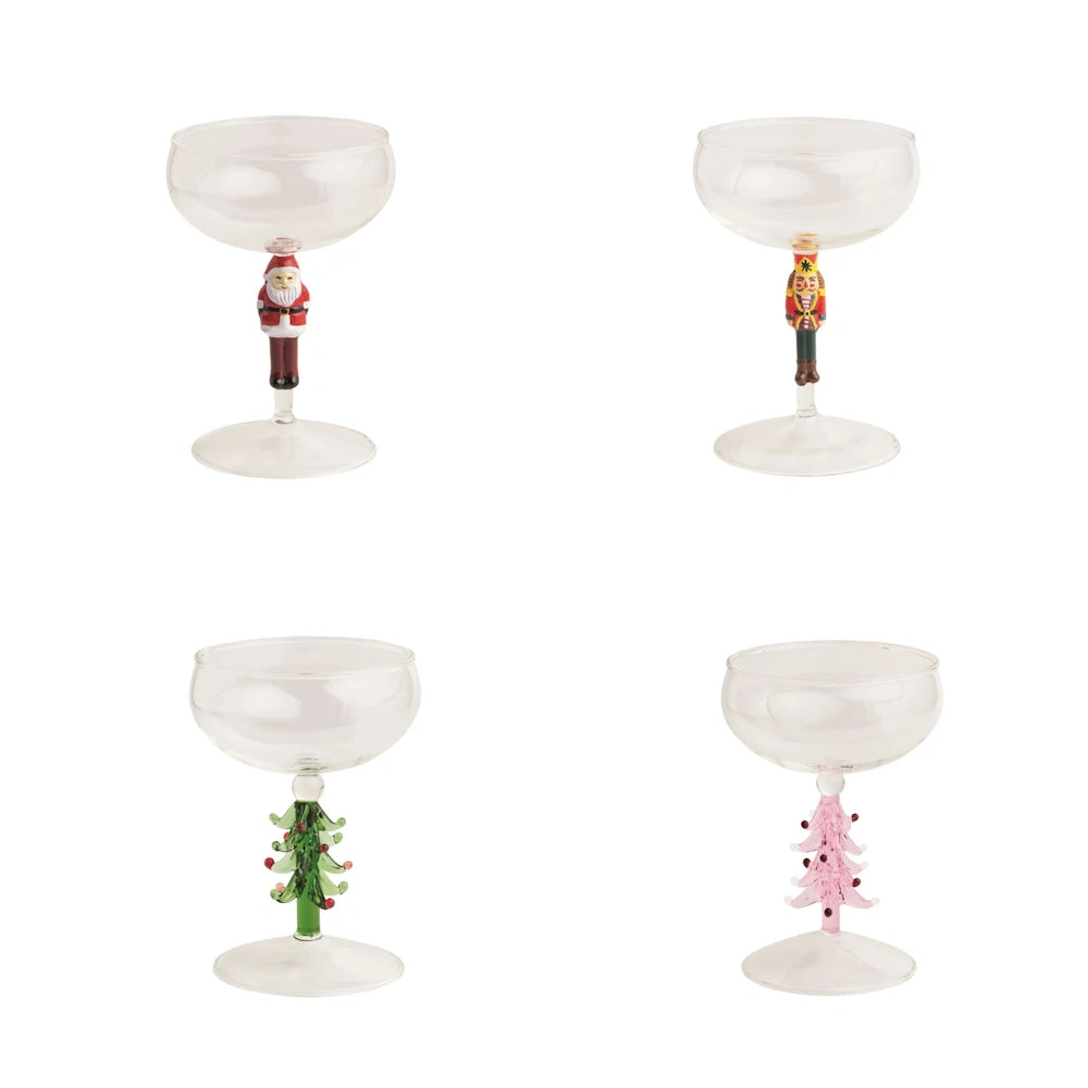 Christmas Coupe Glass — alternate view 2