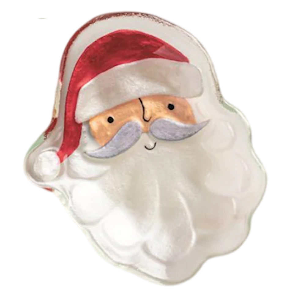 Christmas Glass Tidbit Plates — alternate view 4