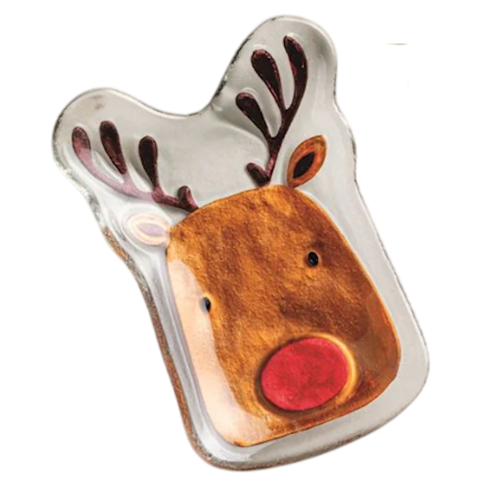 Christmas Glass Tidbit Plates — alternate view 6