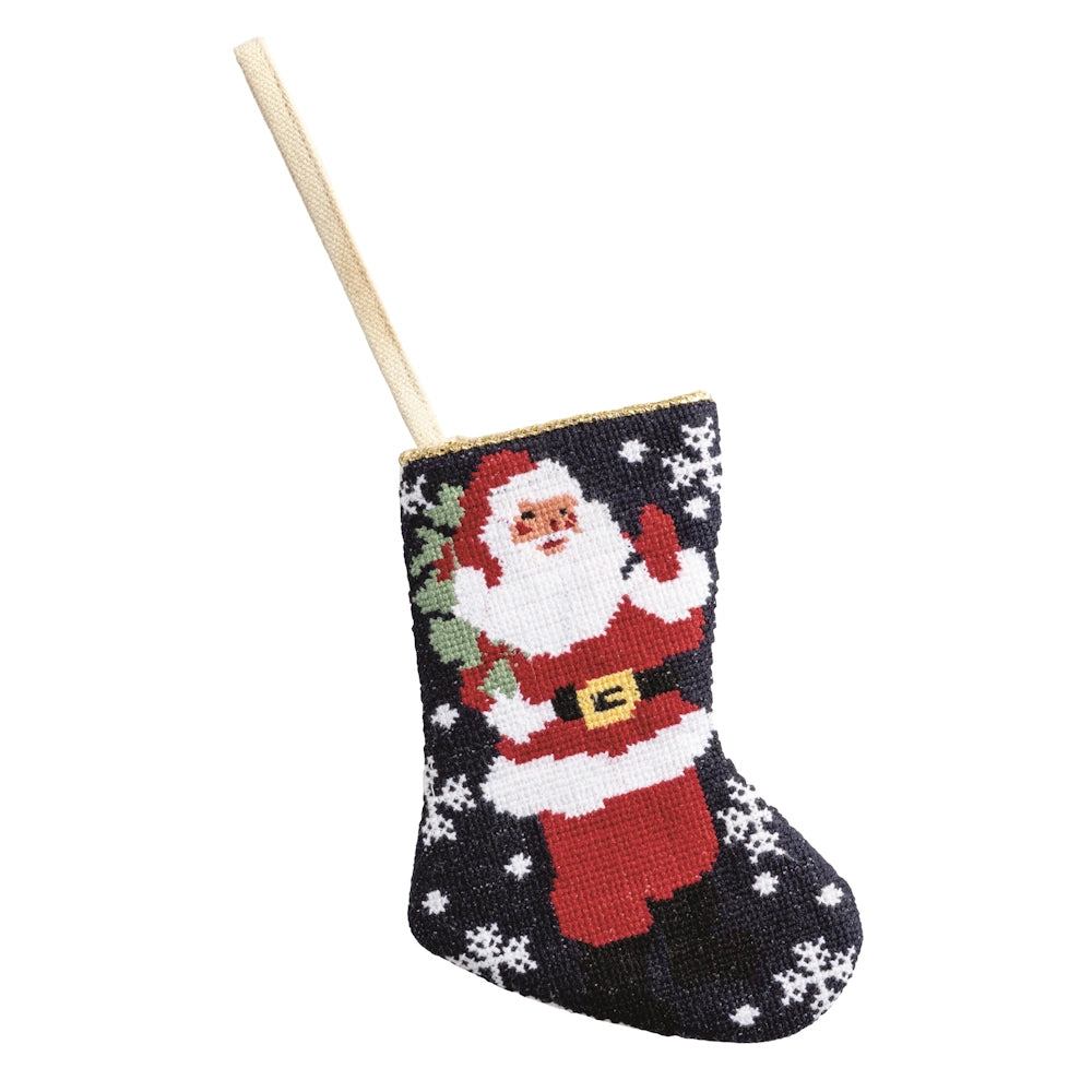 Christmas Mini Needlepoint Stockings — alternate view 4