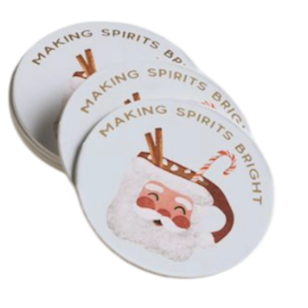 Christmas Paper Coaster Set — alternate view 6