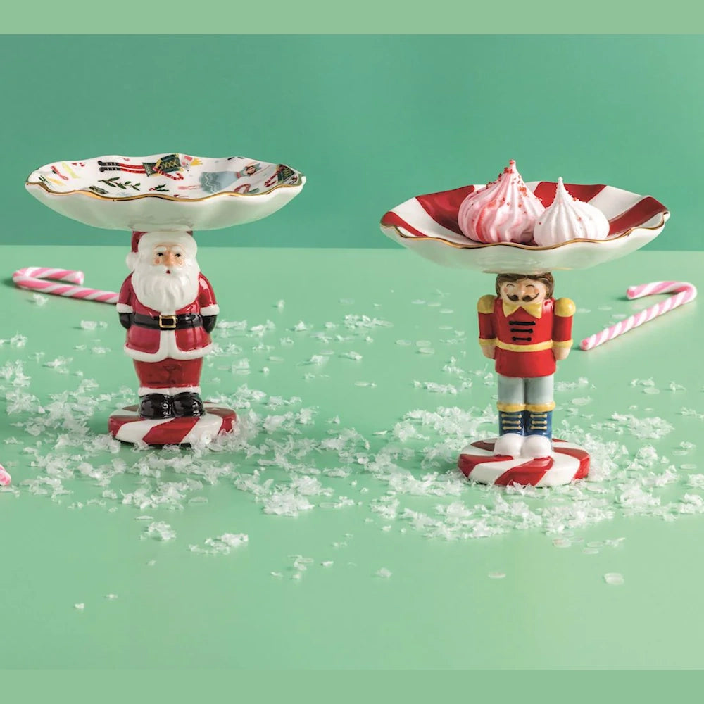Christmas Pedestal Candy Dish