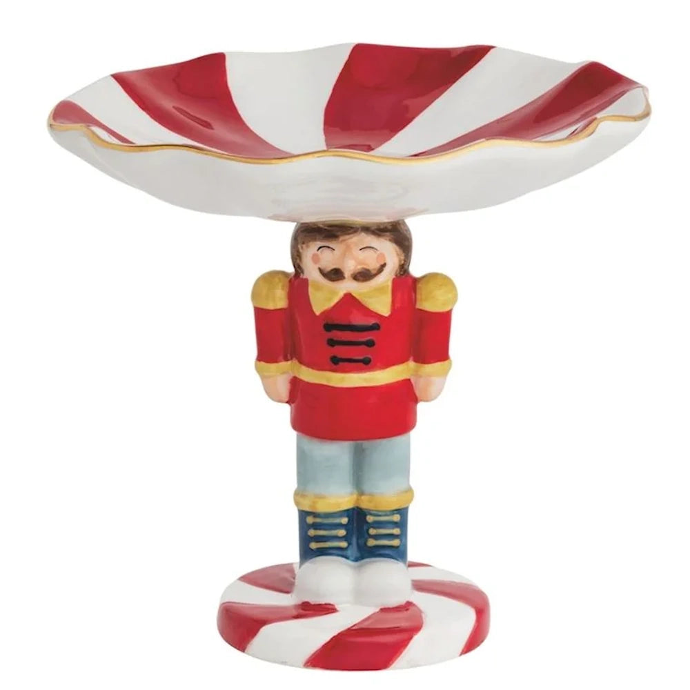 Christmas Pedestal Candy Dish — alternate view 3