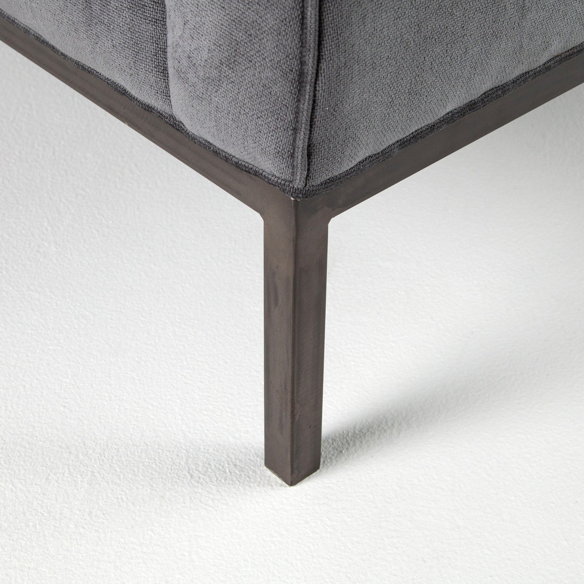 Damon 94" Sofa - Charcoal Worn Velvet — alternate view 6