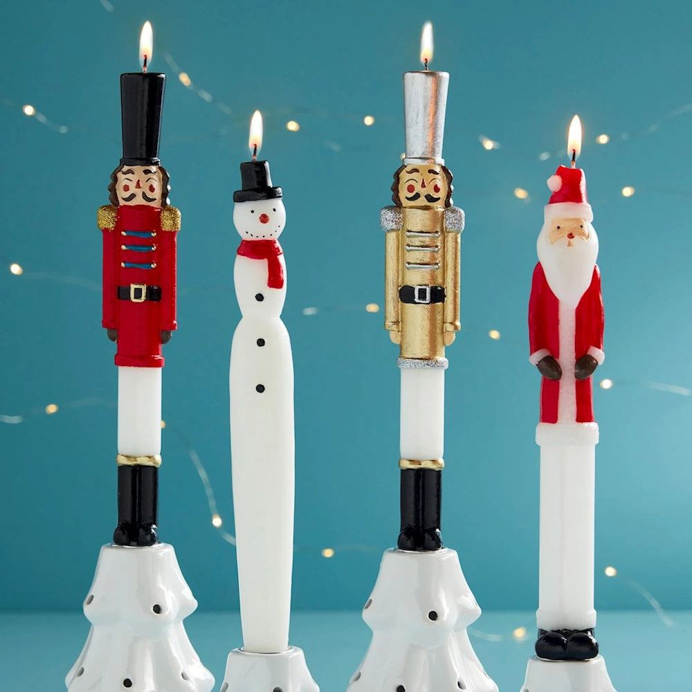 Classic Christmas Figural Taper Candles