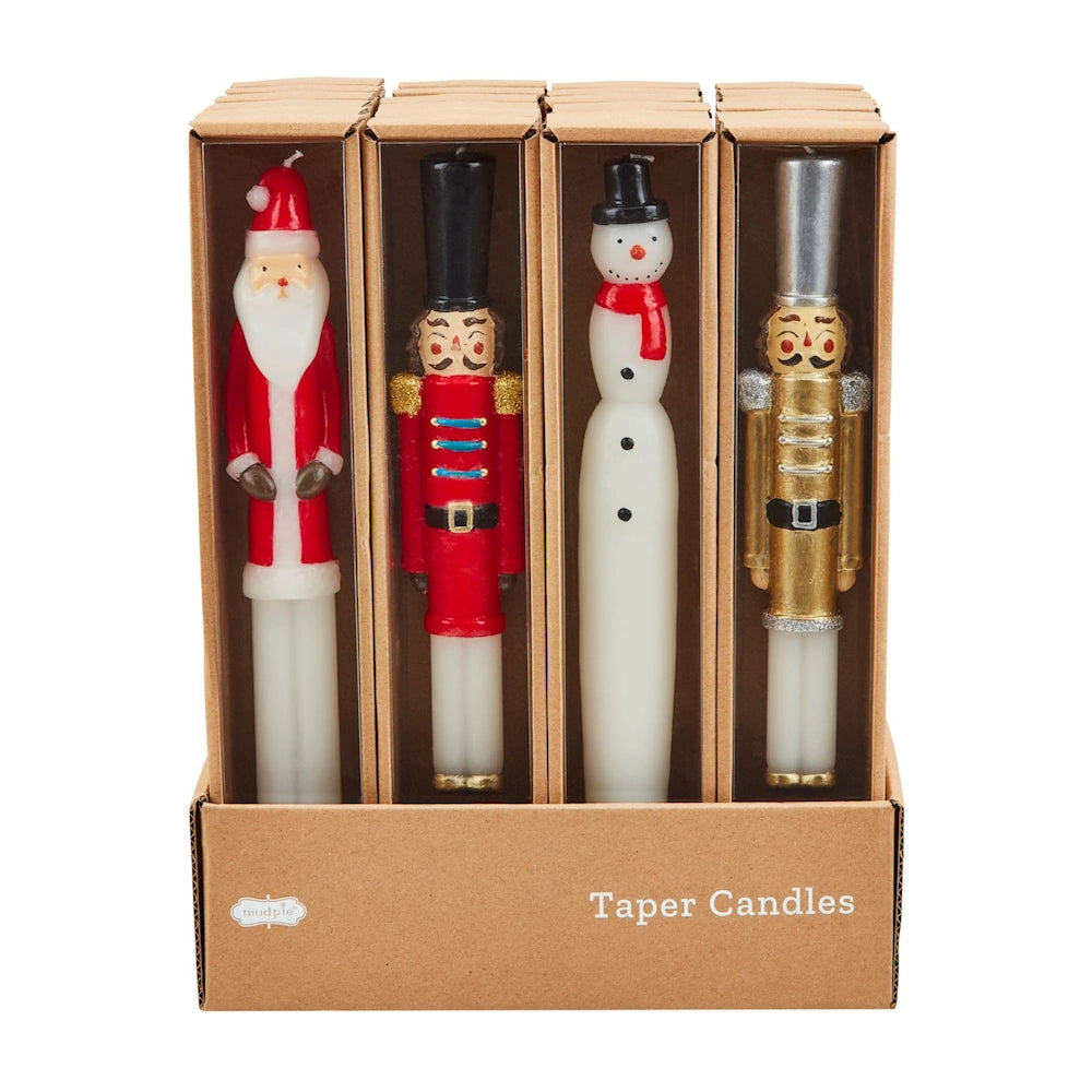 Classic Christmas Figural Taper Candles — alternate view 2
