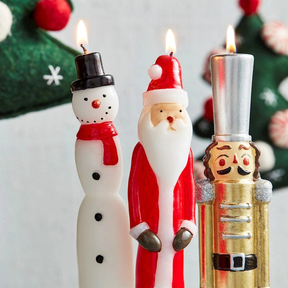 Classic Christmas Figural Taper Candles — alternate view 4