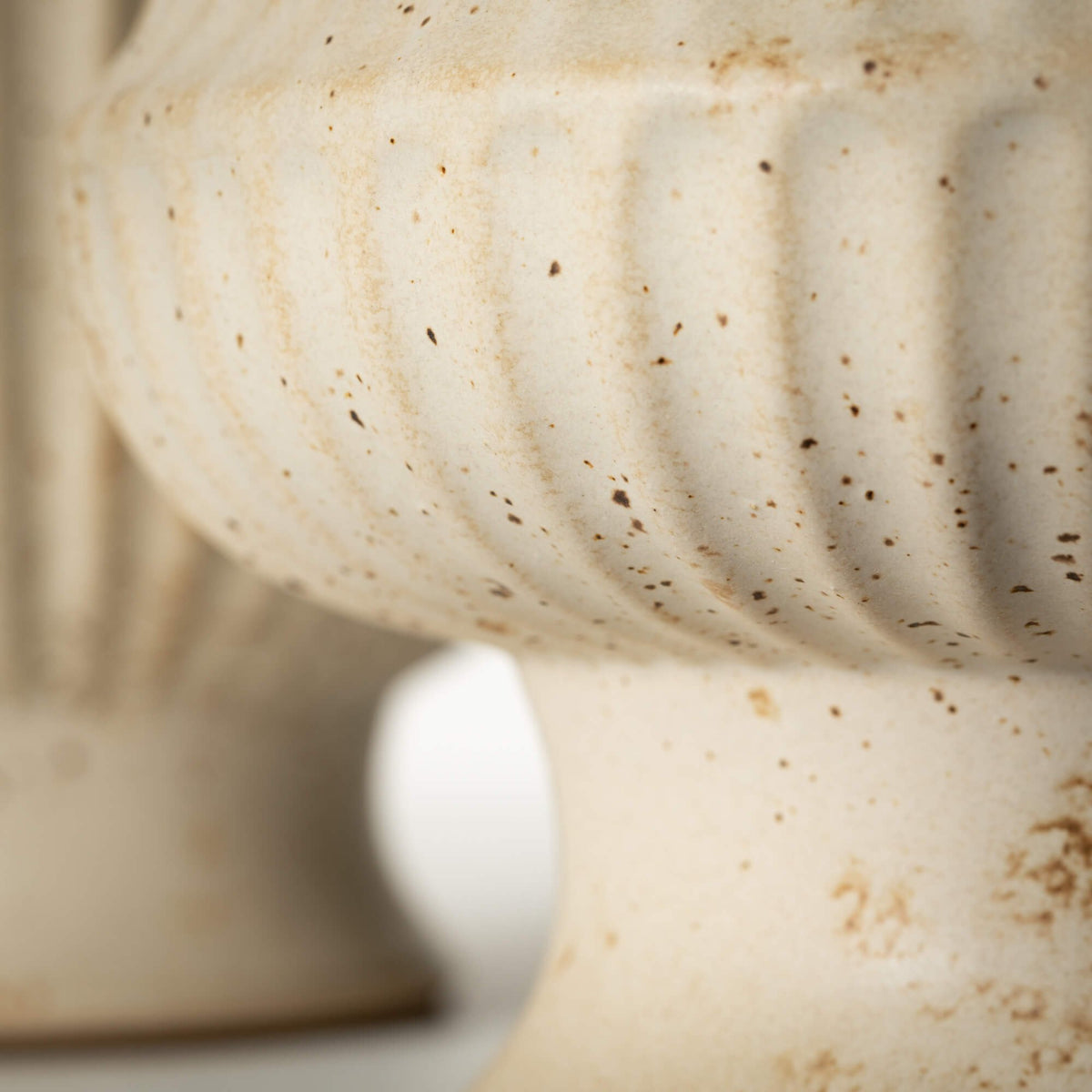 Wide French Ceramic Urn- Large — alternate view 2