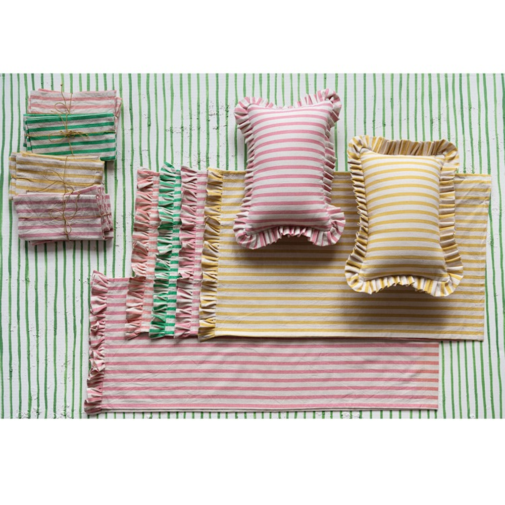 Cotton Printed with Stripes Tea Towels — alternate view 5